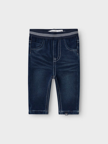 Mjuka Jeans Silas Smal Mörk Blå