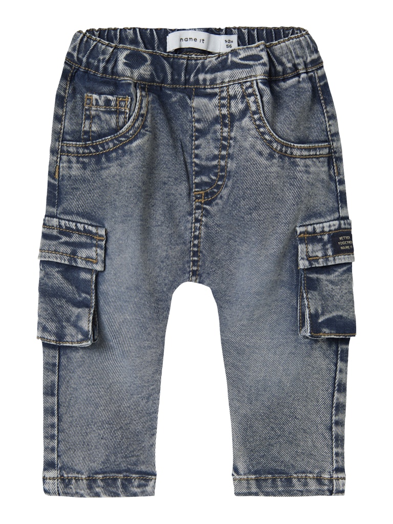 Supermjuka Jeans Ben Benfickor Baggy Blå