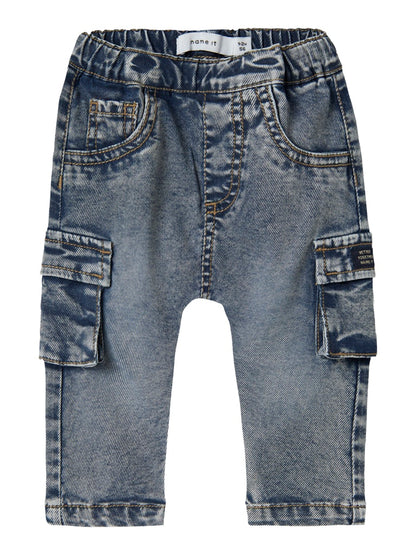 Supermjuka Jeans Ben Benfickor Baggy Blå