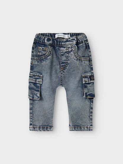 Supermjuka Jeans Ben Benfickor Baggy Blå