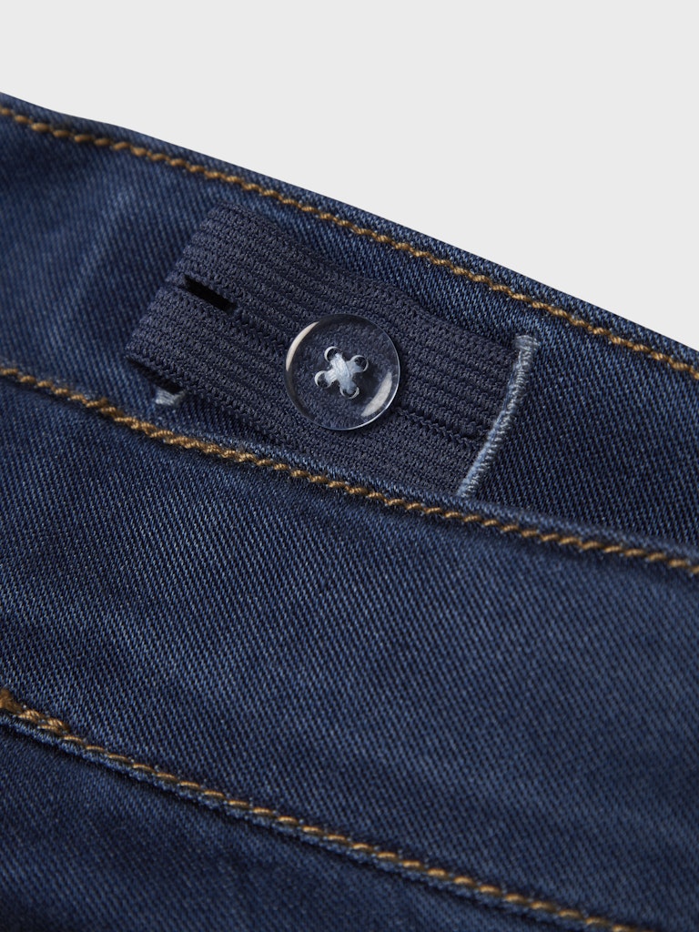 Supermjuk Jeans Vid Salli Blå