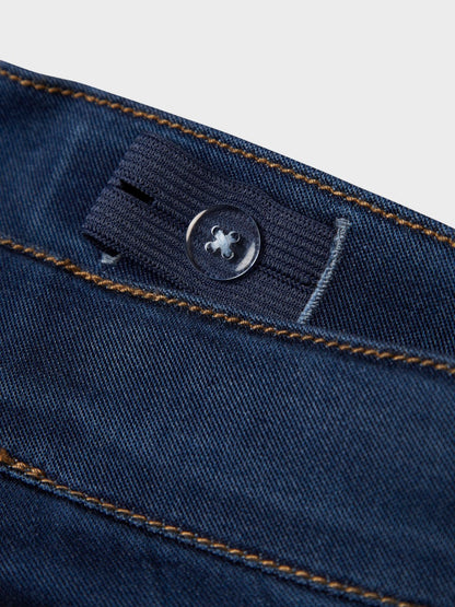 Supermjuk Jeans Vid Salli Blå