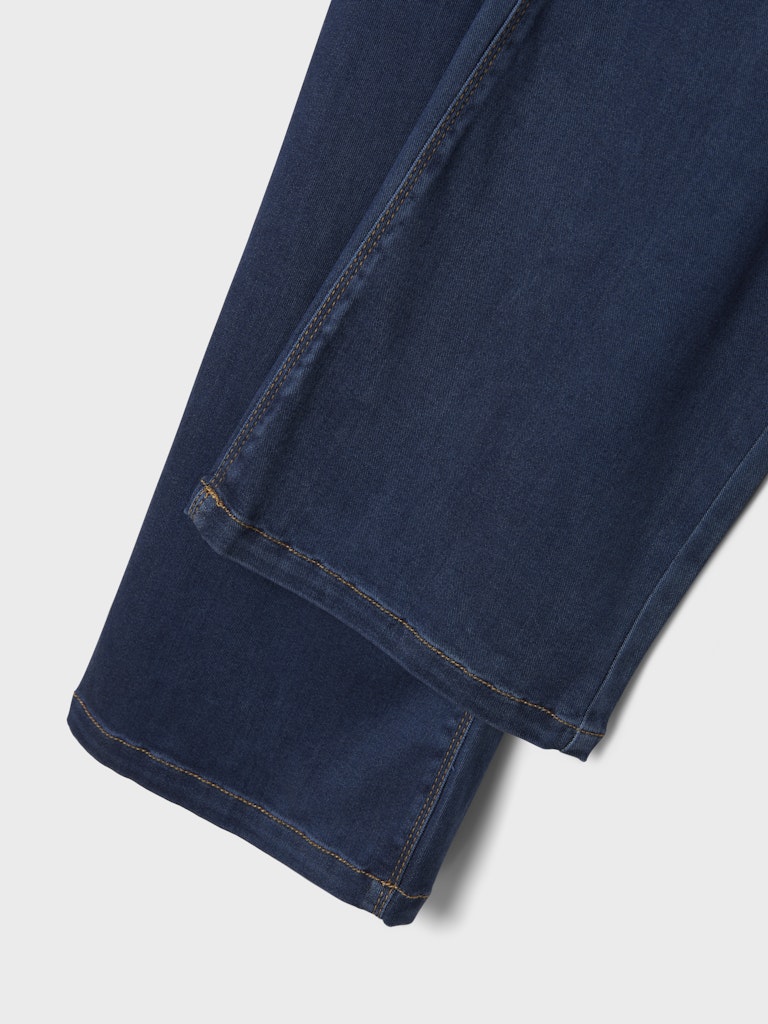 Supermjuk Jeans Vid Salli Blå