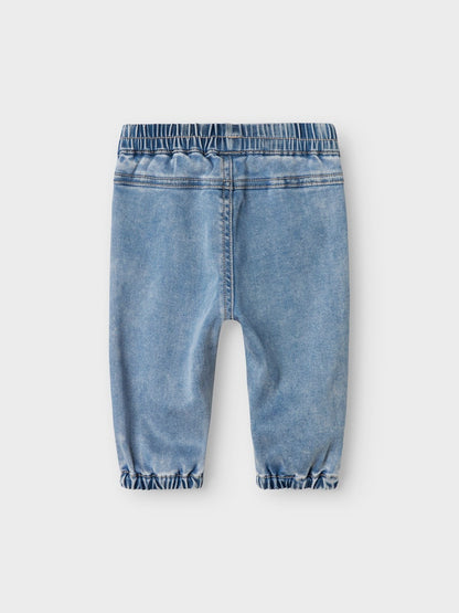 Supermjuka Jeans Rose Volang Blå