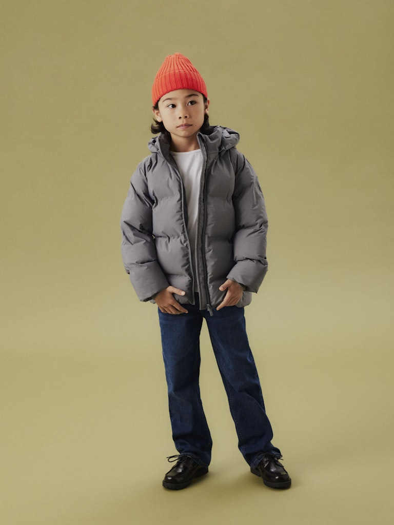 Vinterjacka Täckjacka Musk Enfärgad Grå