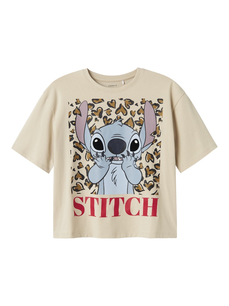 Topp Stitch Jixii Kortärmad Beige