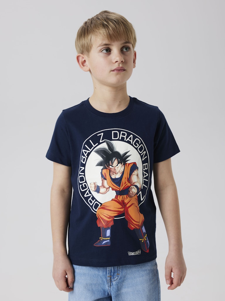 Kortärmad Topp Dragonball Jes Marinblå