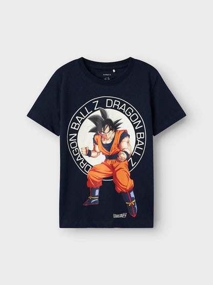 Kortärmad Topp Dragonball Jes Marinblå
