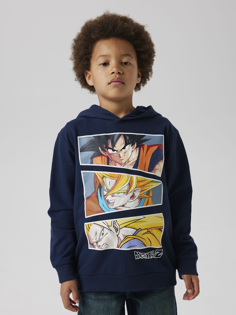 Hoodie Dragonball Jil Blå