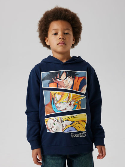 Hoodie Dragonball Jil Blå