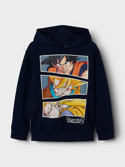 Hoodie Dragonball Jil Blå