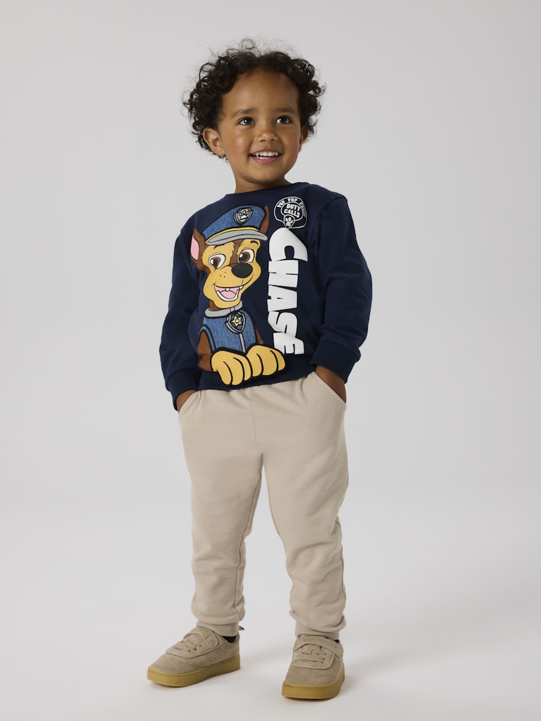 Sweatbyxa Seli Enfärgad Beige