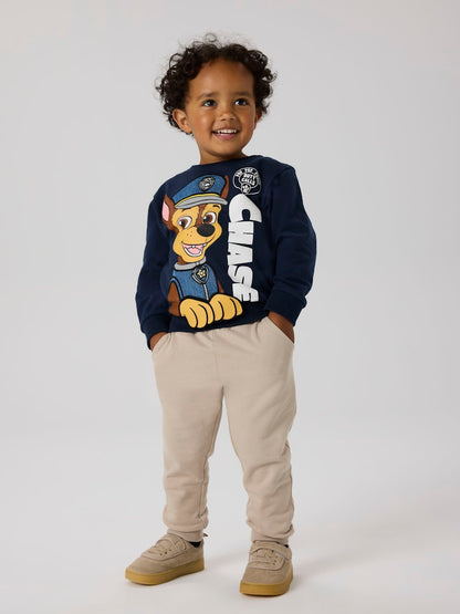 Sweatbyxa Seli Enfärgad Beige