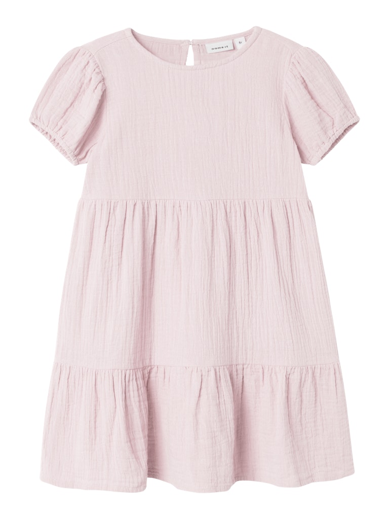 Klänning Jasmin Kortärmad Muslin Rosa