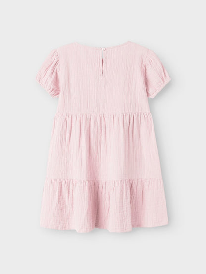 Klänning Jasmin Kortärmad Muslin Rosa
