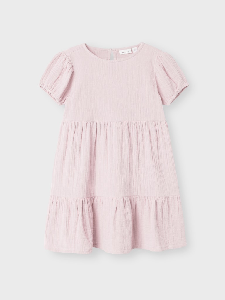Klänning Jasmin Kortärmad Muslin Rosa