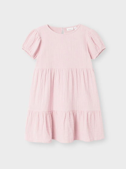 Klänning Jasmin Kortärmad Muslin Rosa