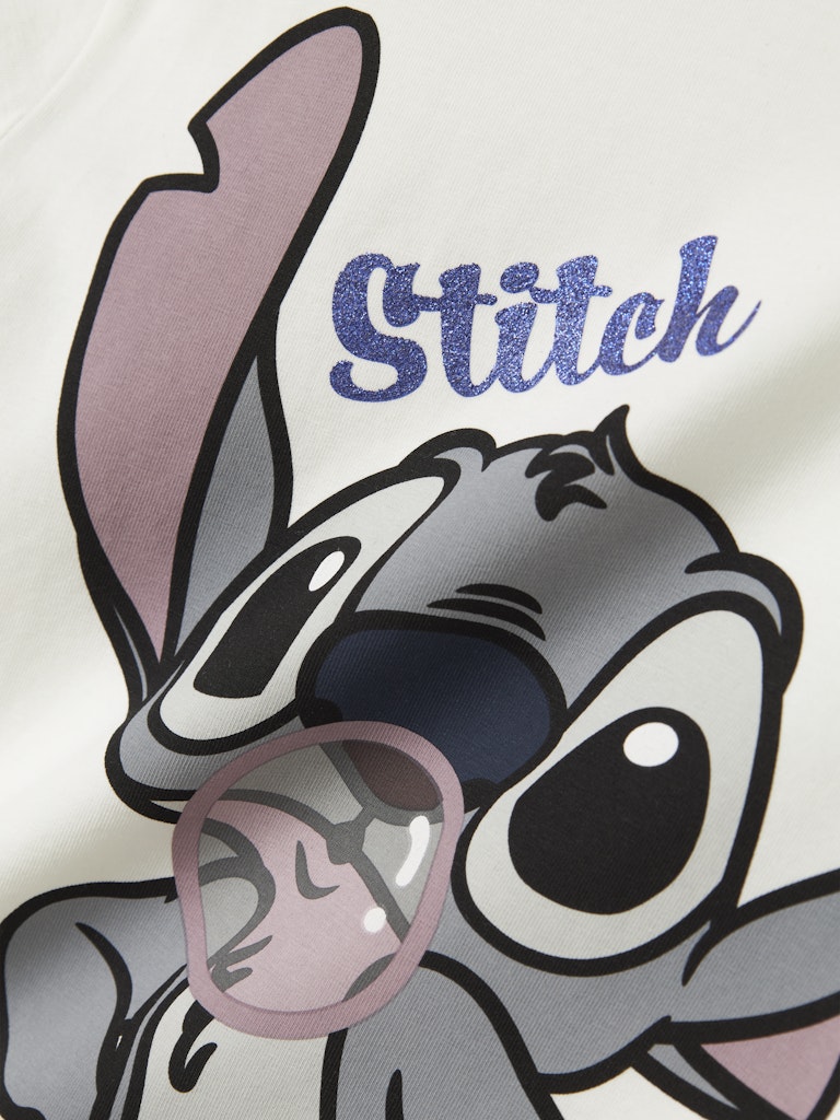 Topp Stitch Kortärmad Akun Vit