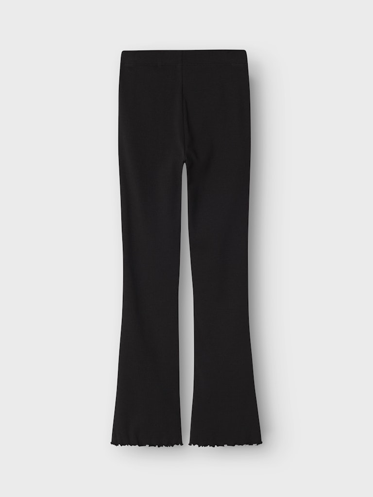 Bootcut Leggings/Byxa Nakal Ribbad Svart