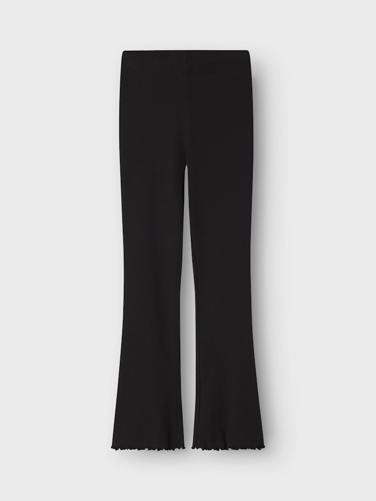 Bootcut Leggings/Byxa Nakal Ribbad Svart