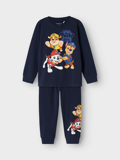 2-delad Pyjamas Paw Patrol  Marlo Marinblå