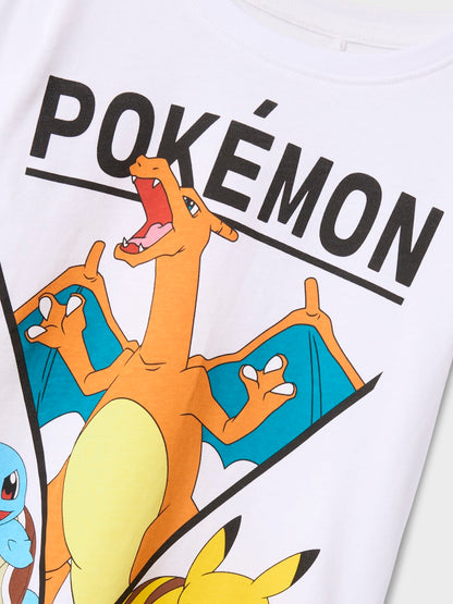 Långärmad Topp Pokémon Ast Vit