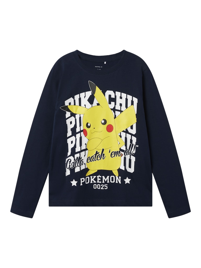 Långärmad Topp Pokémon Ast Marinblå