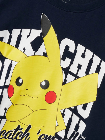 Långärmad Topp Pokémon Ast Marinblå