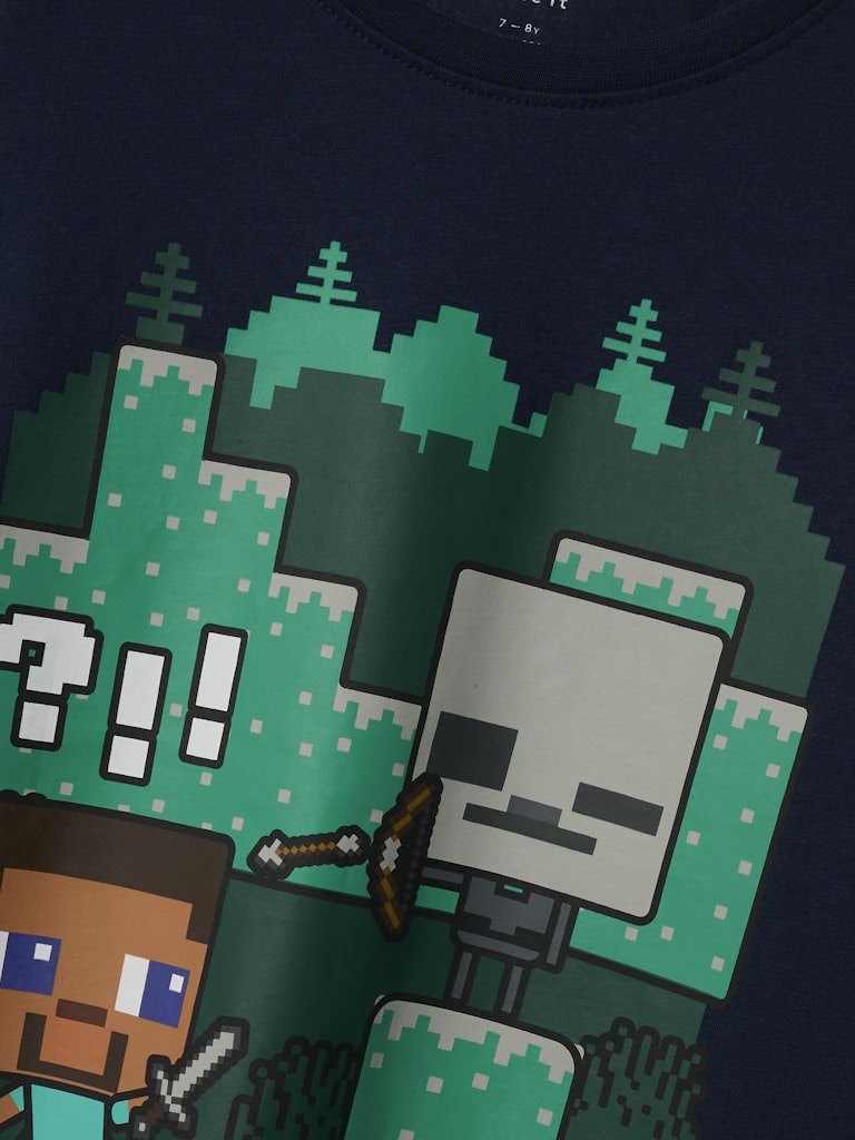 Långärmad Topp Minecraft AC Blå