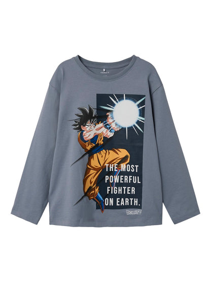 Långärmad Topp Dragonball Alvi Blå