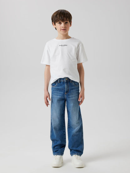 Jeans Lös Passform Ryan Medium Blå