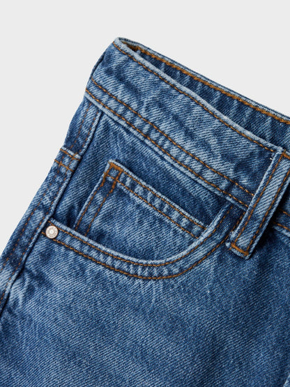 Jeans Lös Passform Ryan Medium Blå