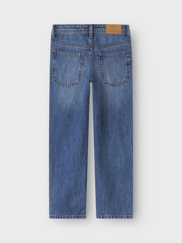 Jeans Lös Passform Ryan Medium Blå