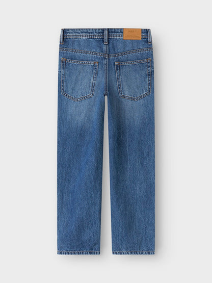 Jeans Lös Passform Ryan Medium Blå