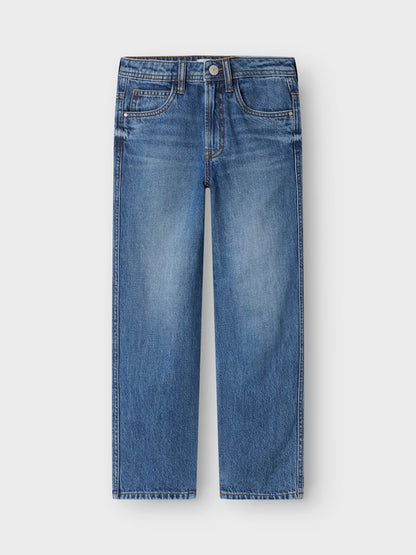 Jeans Lös Passform Ryan Medium Blå
