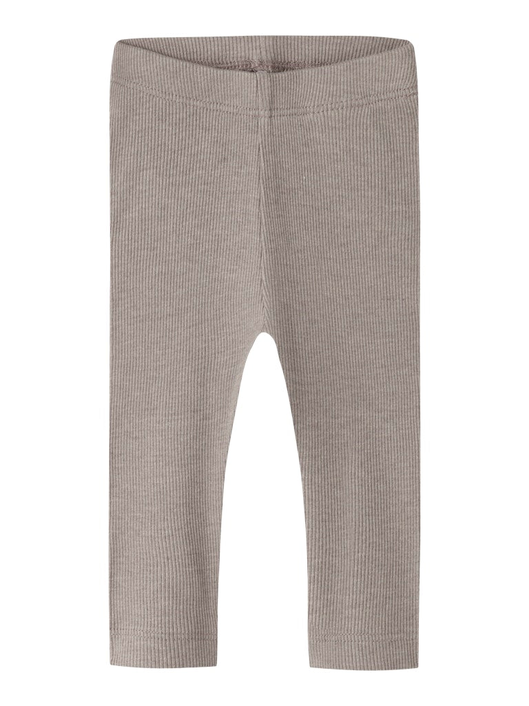 Leggings Kab Ribbade Grå Beige
