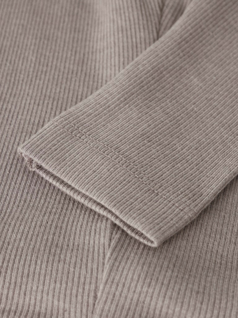 Leggings Kab Ribbade Grå Beige