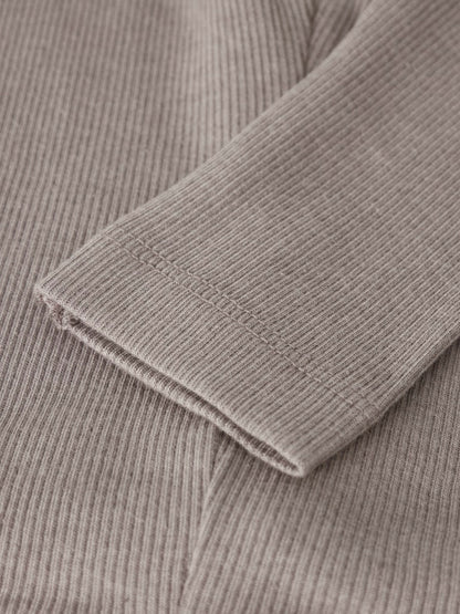 Leggings Kab Ribbade Grå Beige