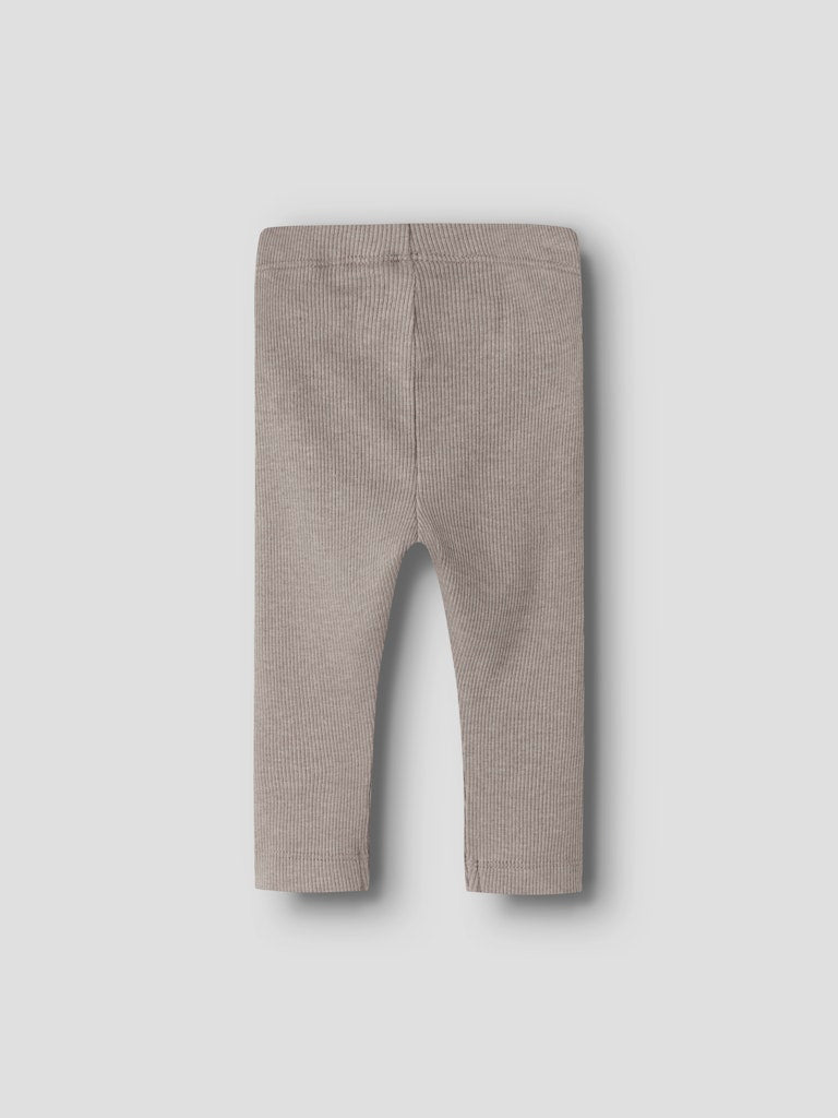 Leggings Kab Ribbade Grå Beige
