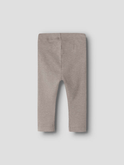 Leggings Kab Ribbade Grå Beige