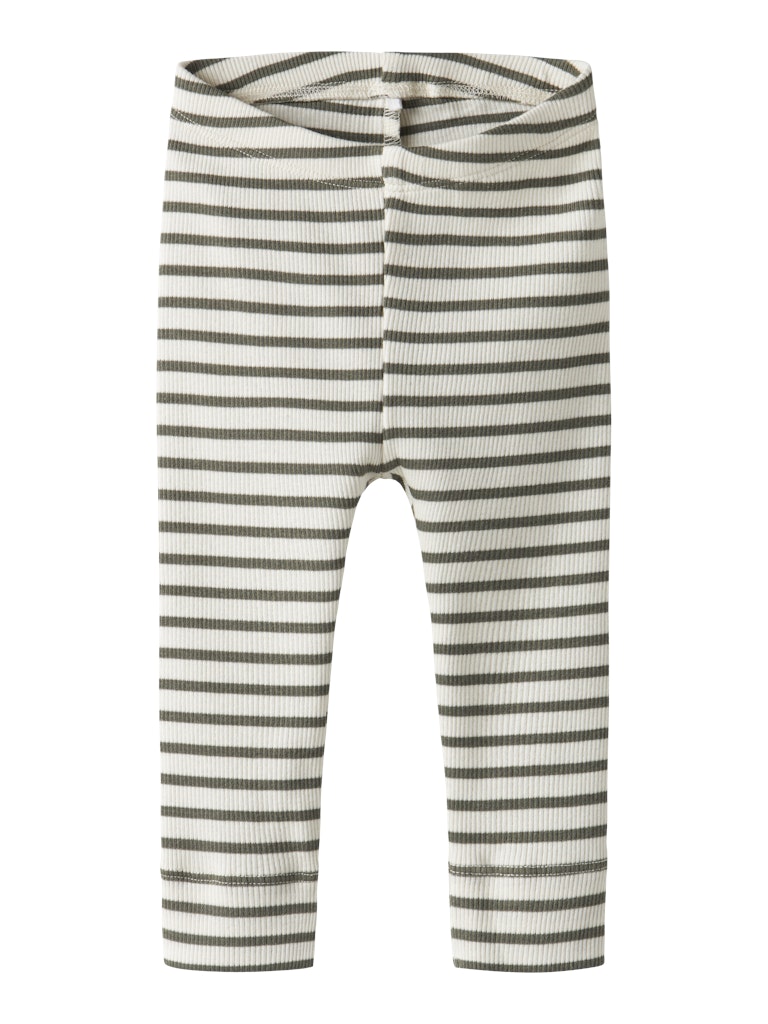 Byxa/Legging Bani Ribbad Randig Grön