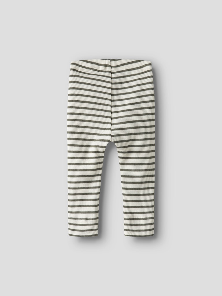 Byxa/Legging Bani Ribbad Randig Grön