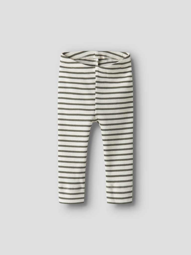 Byxa/Legging Bani Ribbad Randig Grön