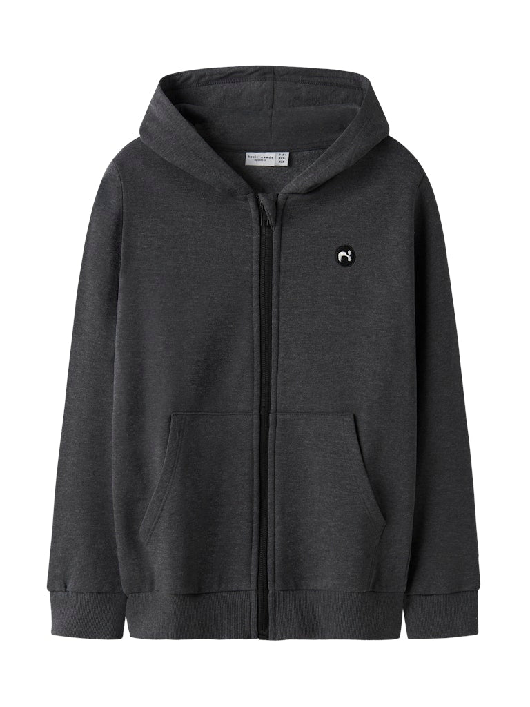Hoodie Sweat Dragkedja Vimo Grå