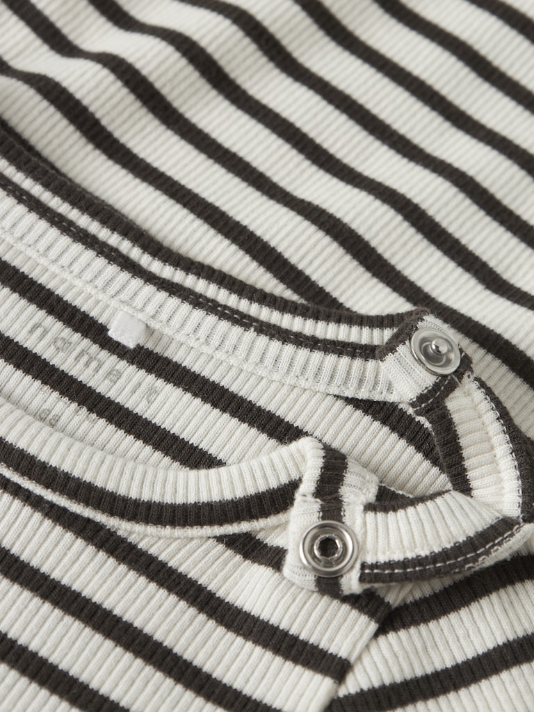 Body Bani Ribbad Randig Långärmad Brun