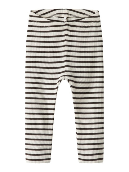 Byxa/Legging Bani Ribbad Randig Brun