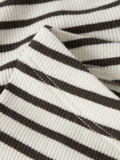 Byxa/Legging Bani Ribbad Randig Brun