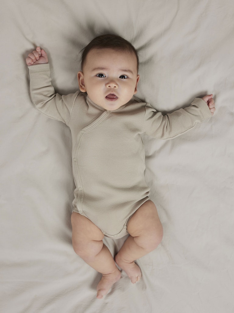 Omlottbody 2-pack Enfärgade Beige Vit