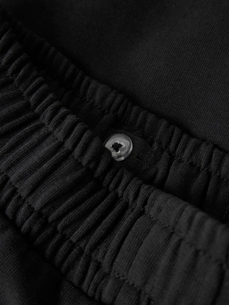 Sweatbyxor Mallo Raka Ben Enfärgade Svart