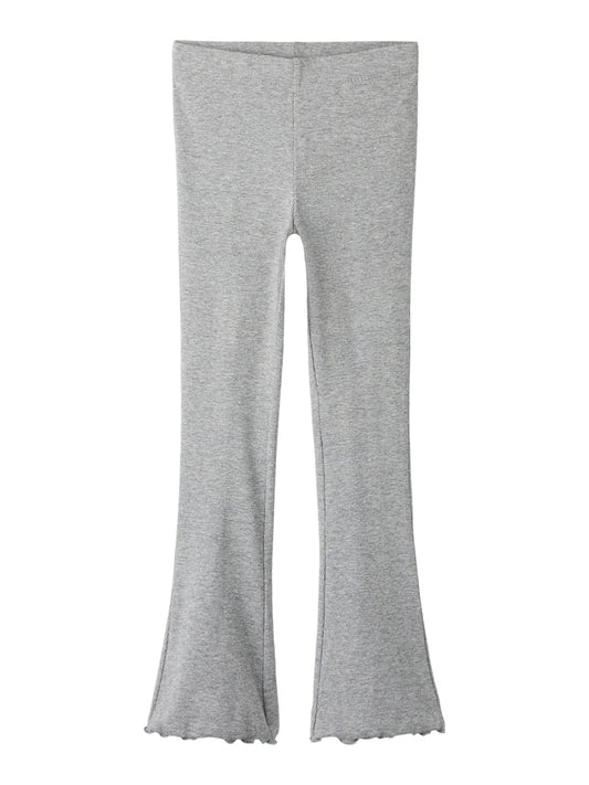 Bootcut Leggings/Byxa Nakal Ribbad Grå